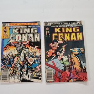 Marvel King Conan 2 comics  1983